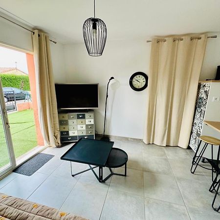 Studio Avec Exterieur Ombrage Saint-Marcel-lès-Valence Eksteriør bilde