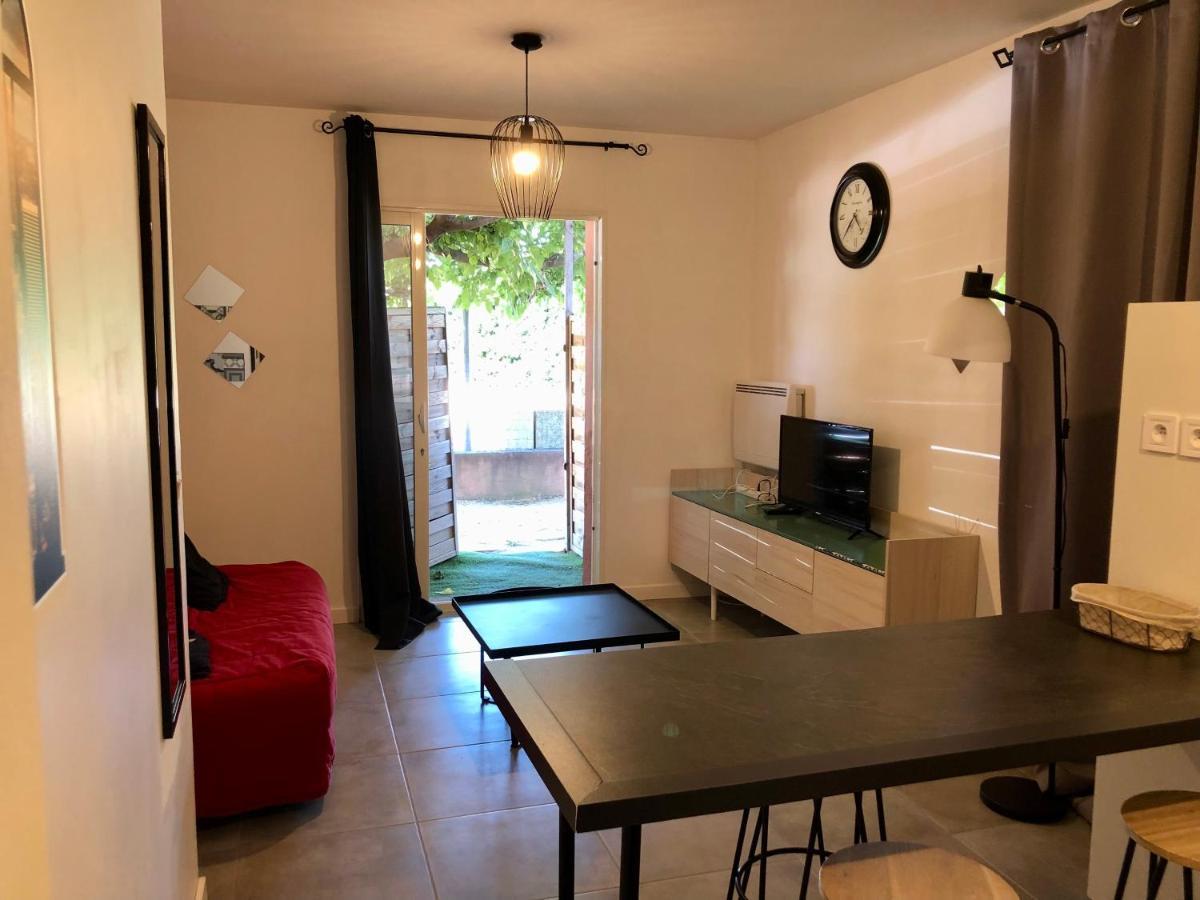 Studio Avec Exterieur Ombrage Saint-Marcel-lès-Valence Eksteriør bilde